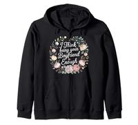I Think Being Your Boyfriend is Enough Couple Content - Sweat à Capuche