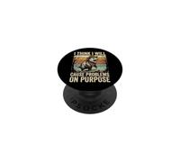 I Think I Will Cause Problems on Purpose PopSockets PopGrip Adhésif