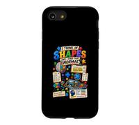 I Think in Shapes Chemise de Puzzle Puzzler Coque pour iPhone SE (2020) / 7/8