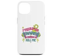 I Think My Trainer is Trying to Kill Me Funny Gym Design Coque pour iPhone 13