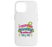 I Think My Trainer is Trying to Kill Me Funny Gym Design Coque pour iPhone 14