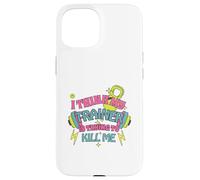 I Think My Trainer is Trying to Kill Me Funny Gym Design Coque pour iPhone 15