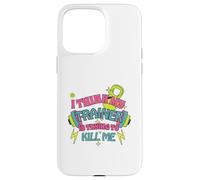 I Think My Trainer is Trying to Kill Me Funny Gym Design Coque pour iPhone 15 Pro Max