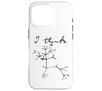 I Think Tree Life Darwin Evolution Biologie Science Professeur Coque pour iPhone 16 Pro