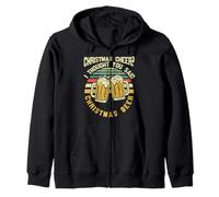 I Thought You Said Christmas Beer Funny Drinking Beer Lover Sweat à Capuche
