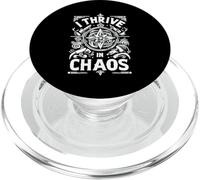 I Thrive In Chaos Challenge Motivation Mindset ||- PopSockets PopGrip pour MagSafe