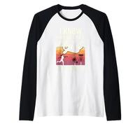 I Throw Like A Girl Disc Golf Try to Keep Up Manche Raglan