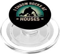 I Throw Rocks at Houses PopSockets PopGrip pour MagSafe