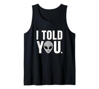 I Told You Alien Theory Sarcastique Débardeur