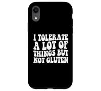 I Tolerate a Lots of Things But Not Gluten f Coeliaque Disease Coque pour iPhone XR