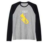 I Toot - Humoristique Baryton/Euphonium drôle Manche Raglan