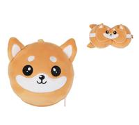 Itotal - Pillow With Sleep Mask - Shiba (Xl2531)