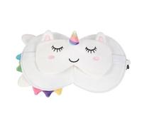 I-TOTAL ® - Coussin avec masque pour dormir, coussin refermable avec crochet de voyage (UNICORN)