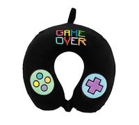 I-TOTAL® - Coussin de Voyage en Forme de Animal/Oreiller de Voyage de Cou Doux pour Le Soutien Cervical/Coussins de Voyage drôle (Let's Play)