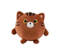 I-TOTAL® - Coussin Doux Squishy en Mousse à Mémoire de Forme 14 cm de diamètre, Squishy Pillow idéal comme Cadeau (Tabby Cat)