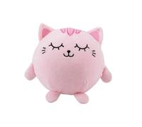 I-TOTAL® - Coussin Doux Squishy en Mousse à Mémoire de Forme 14 cm de diamètre, Squishy Pillow idéal comme Cadeau (Pink Cat)