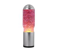 Lampe à poser Lave avec base gris foncé Liquide Glitter 40 W