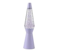 I-TOTAL – Lampe à lave – base verte pailletée – 40 cm