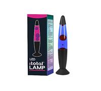 I-TOTAL® - Lampe à lave LED avec résistance chauffe cire, sans ampoule (BASE NOIR CIRE BLANCHE)
