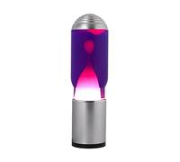 I-TOTAL - Lampe à Lave Magma & Glitter (liquide violet/cire blanche)