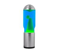 I-TOTAL - Lampe à Lave Magma & Glitter (silver liquide bleu/cire verte)