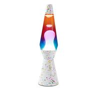 I-TOTAL® - Lampe à Lave Spaceship - Effet Bulles Hypnotisant, Design Rétro et Moderne, Lampe Décorative Colorée avec Cire en Mouvement (BUBBLES)