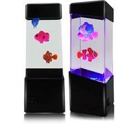 itotal Lampe Bubble Fish avec poisson carré 23 cm (XL2496C)