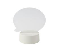 I-TOTAL - Lampe de table avec stylo effaçable - Lampe LED en forme de bande dessinée - DIY - 16 couleurs - Base tactile et télécommande intelligente - Écrire et effacer (BD)