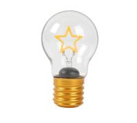 I-TOTAL® - Lampe décorative en forme d'ampoule avec design élégant LED - Recharge USB, idée cadeau élégante (STAR)