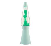 I-TOTAL® - Lampe Lava, effet bulles, lampe de lave colorée (Vert pastel)