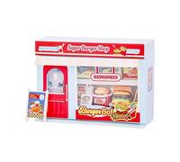 I-TOTAL ® - Micro Shop - Kit créatif bricolage miniature 3D à construire, Nookbook Micro Shop Pastel, décoration à collectionner, 11 x 4 x 8 cm, +6 ans (SUPER BURGER SHOP)
