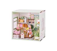 I-TOTAL ® - Mini House DIY Kit de Montage 3D, Maison Miniature à Construire, Nook Book Créatif, Dream Rooms Pastel, Décoration pour Bureau et Bibliothèque, Idée Cadeau (Blooming Time)