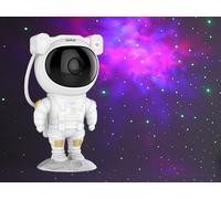 I-TOTAL® - Projecteur LED effet ciel étoilé lampe projecteur modèle astronaute pour décoration ambiante, lampe de nuit pour enfants, adultes, fête à la maison, avec câble