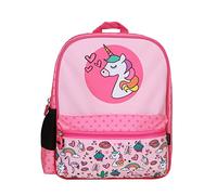I-TOTAL® - Sac à dos avec poches extérieures pour enfants et filles école primaire 3-6 ans 24 x 30 x 11 cm (UNICORN)