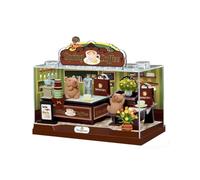 I-TOTAL® - Shop in a Box Kit Creative DIY Miniature 3D Construire et Collectionner des Boutiques Style Pastel, Modèle avec Détails Décoratifs Idée Cadeau (SPRING COFFEE)
