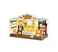 I-TOTAL® - Shop in a Box Kit Creative DIY Miniature 3D Construire et Collectionner des Boutiques Style Pastel, Modèle avec Détails Décoratifs Idée Cadeau (BAKERY SHOP)