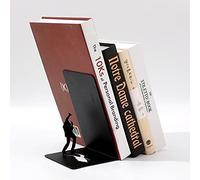 I-TOTAL® - Support de Livre Mignon en métal, Serre-Livres pour étagère/Table (Crushed)