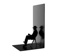 I-Total® - Support de Livre Mignon en métal, Serre-Livres pour étagère/Table (Reading Man)