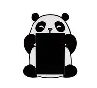 I-TOTAL - Tableau Magique avec Animal Mignon - Stylo inclus, Annulation Facile avec un Clic sur le Nez - Parfait pour les Dessins, les Griffonnages et l'Apprentissage (PANDASTIC)