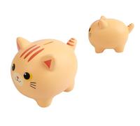 I-TOTAL® - Tirelire drôle décoratif/Porte-Monnaie en Plastique (Orange Tabby Cat)