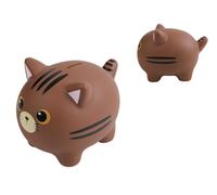I-TOTAL® - Tirelire drôle décoratif/Porte-Monnaie en Plastique (Tabby Cat)