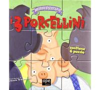 I tre porcellini. Fiabe puzzle. Libro puzzle. Ediz. illustrata