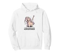I Turn Colors in to Horsepower Cute Crochet Pony Sweat à Capuche