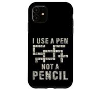 I Use A Pen Not A Pencil Confiance des mots croisés -- Coque pour iPhone 11