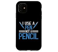 I Use A Pen Not A Pencil Confiance des mots croisés - Coque pour iPhone 11