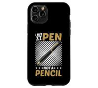 I Use A Pen Not A Pencil Confiance des mots croisés Coque pour iPhone 11 Pro