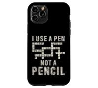 I Use A Pen Not A Pencil Confiance des mots croisés -- Coque pour iPhone 11 Pro