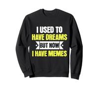 I Used to Have Dreams Now I Have Memes Funny Internet Humor Sweatshirt