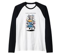 I Used to Remember Things... Funny PC Inept Cat Retro Manche Raglan