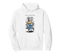 I Used to Remember Things... Funny PC Inept Cat Retro Sweat à Capuche